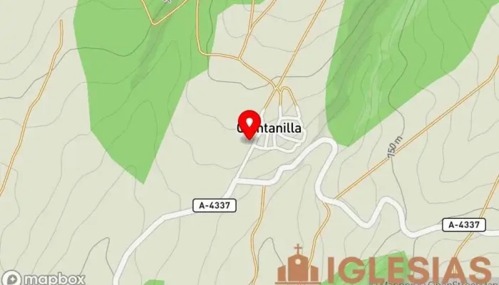 mapa de Iglesia de San Julián y Santa Basilia Iglesia en Quintanilla