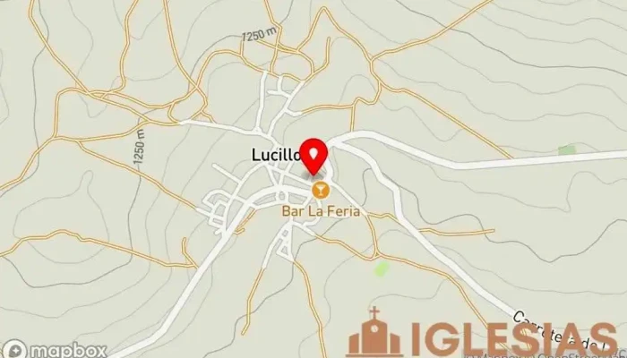 mapa de Iglesia de San Martín Iglesia en Lucillo