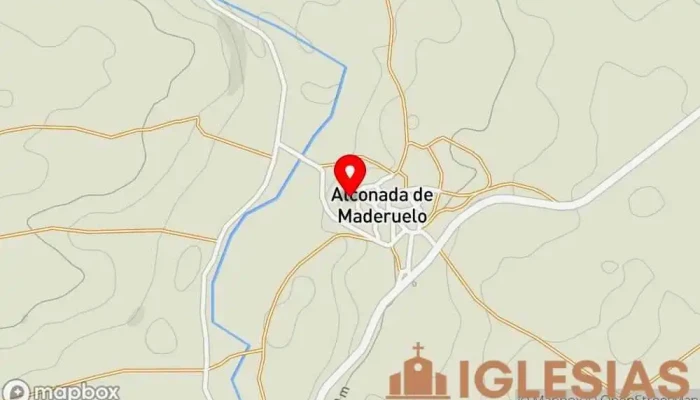 mapa de Iglesia de San Martín Iglesia en Alconada de Maderuelo