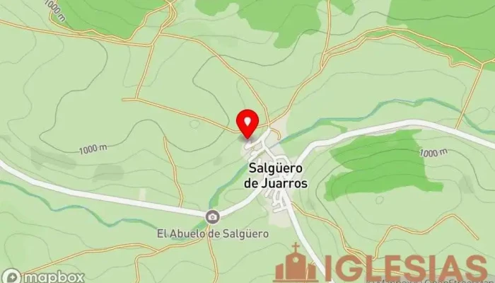 mapa de Iglesia de San Martín Obispo Iglesia en Salgüero de Juarros