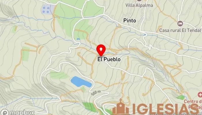mapa de Iglesia De San Mauro Abad Iglesia en Puntagorda