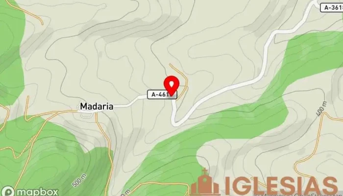 mapa de Iglesia de San Millán Iglesia en Madaria