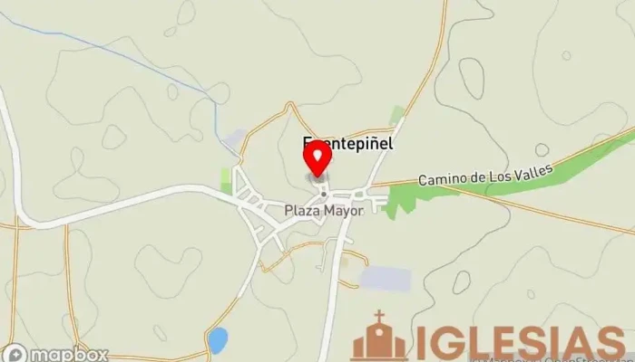 mapa de Iglesia de San Nicolás Iglesia en Fuentepiñel
