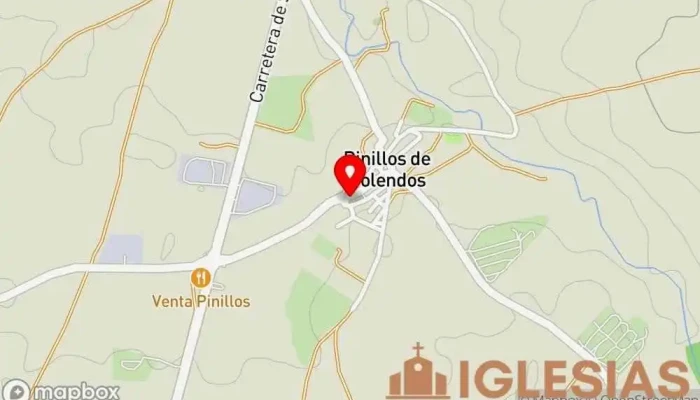 mapa de Iglesia de San Pablo de Pinillos de Polendos Iglesia en Escobar de Polendos