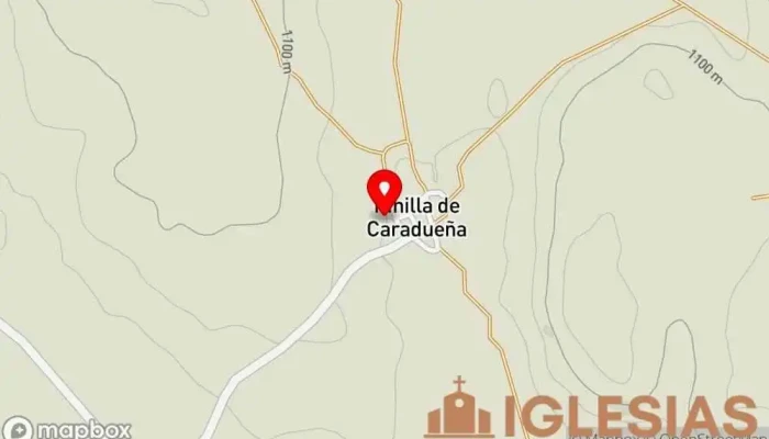 mapa de Iglesia de San Pedro Iglesia en Pinilla de Caradueña