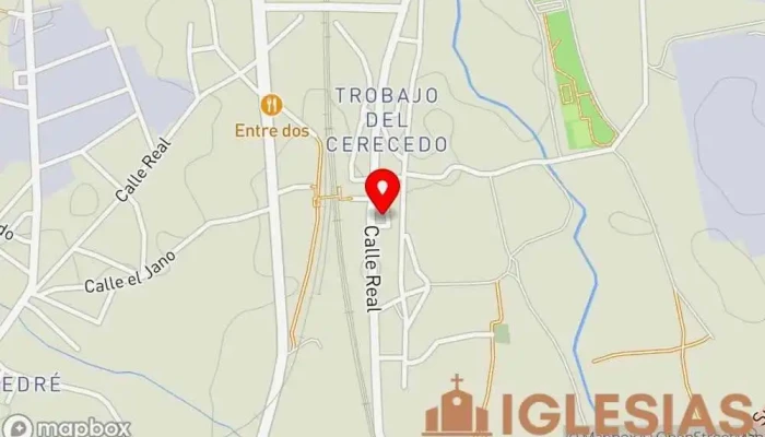mapa de Iglesia de San Pedro Iglesia católica en León