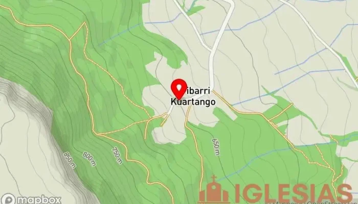 mapa de Iglesia de San Quirico y Julita Iglesia en Uribarri-Kuartango