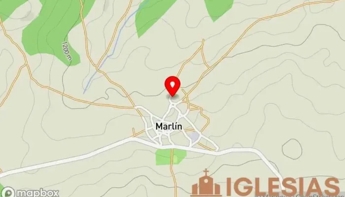 mapa de Iglesia de San Roque Iglesia en Marlín