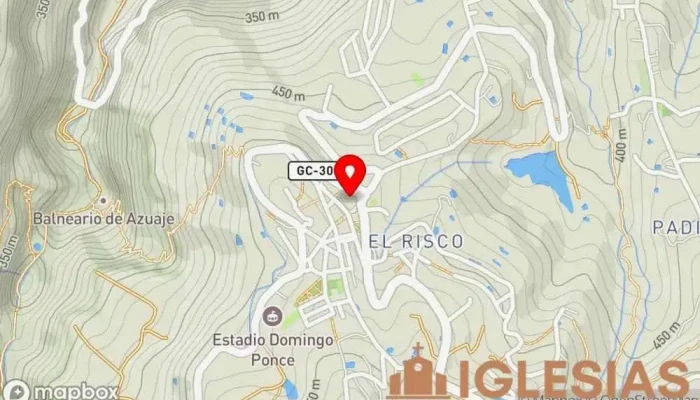 mapa de Iglesia De San Roque Iglesia, Atracción turística en Firgas
