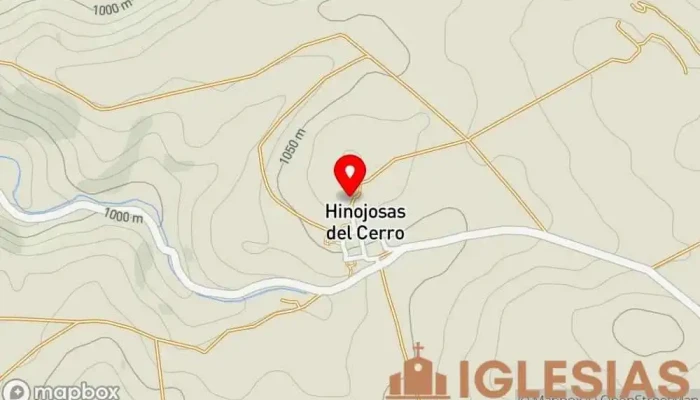 mapa de Iglesia de San Ubaldo Iglesia en Hinojosas del Cerro