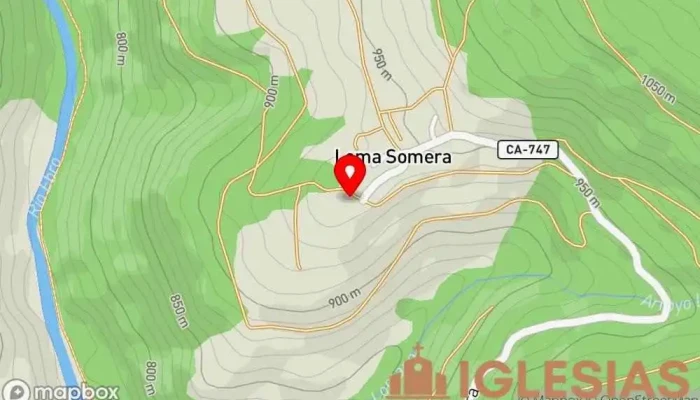 mapa de Iglesia de San Vicente Iglesia en Loma Somera