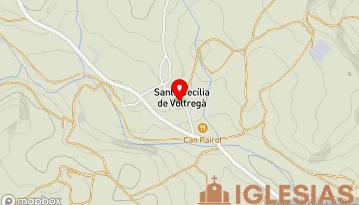 mapa de Iglesia de Santa Cecília de Voltregà Iglesia católica en Santa Cecília de Voltregà
