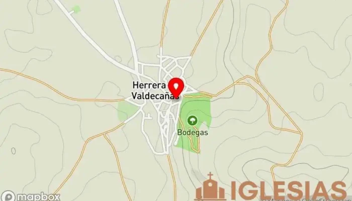 mapa de Iglesia de Santa Cecilia Iglesia católica en Herrera de Valdecañas