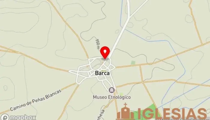 mapa de Iglesia de Santa Cristina Iglesia católica, Atracción turística en Barca