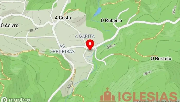 mapa de Iglesia de Santa María de Pereiro Iglesia en O Pereiro