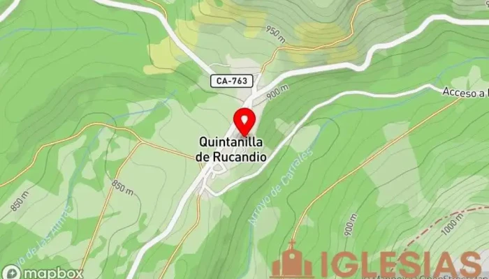 mapa de Iglesia de Santa María Iglesia en Quintanilla de Rucandio
