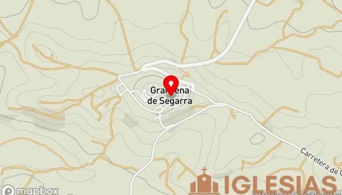 mapa de Iglesia de Santa Maria Iglesia católica en Granyena de Segarra