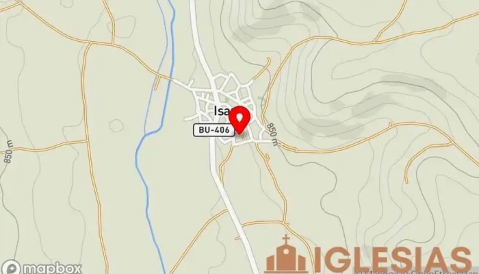 mapa de Iglesia de Santa María Iglesia católica en Isar