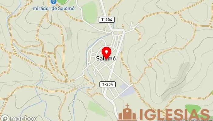 mapa de Iglesia de Santa Maria Iglesia en Salomó