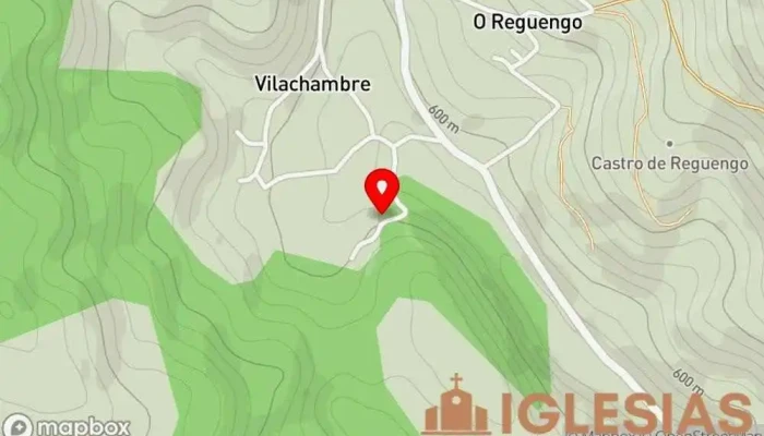 mapa de Iglesia de Santa Mariña de Vilachambre Iglesia en Baralla