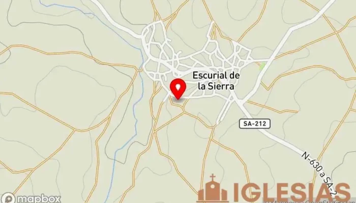 mapa de Iglesia de Santa Marina Iglesia en Escurial de la Sierra