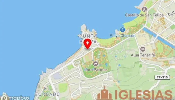 mapa de Iglesia de Santa Rita Iglesia en Puerto de la Cruz