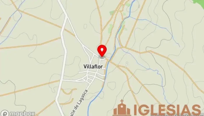 mapa de IGLESIA DE SANTIAGO APÓSTOL Iglesia en Villaflor