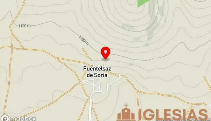 mapa de Iglesia de Santo Domingo de Guzmán Iglesia en Fuentelsaz de Soria