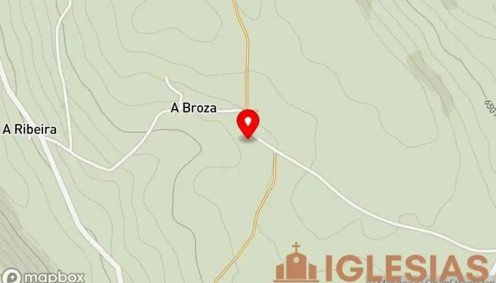 mapa de Iglesia de Santo Tomás de Broza Iglesia en Lugo
