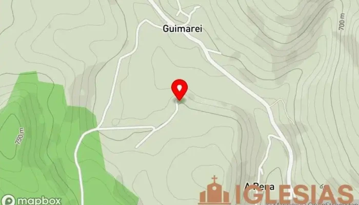 mapa de Iglesia de Santo Tomás de Guimarei Iglesia en Baralla