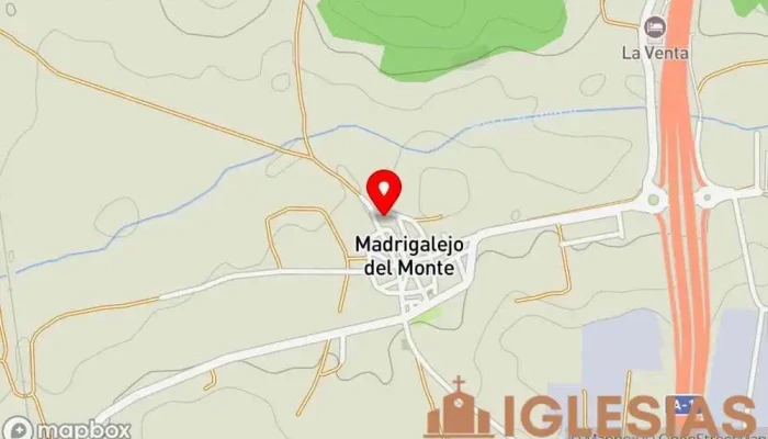 mapa de Iglesia de Santo Tomás Iglesia en Madrigalejo del Monte