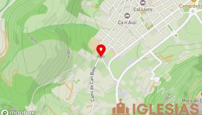 mapa de Iglesia del Roser Vell Lugar de culto en Pollença