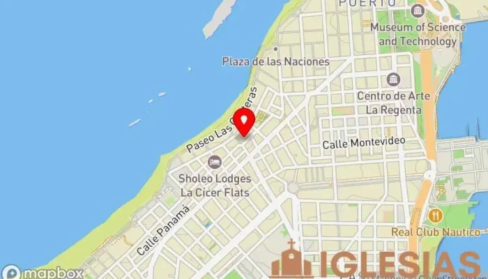 mapa de Iglesia del Santísimo Cristo Iglesia católica en Las Palmas de Gran Canaria