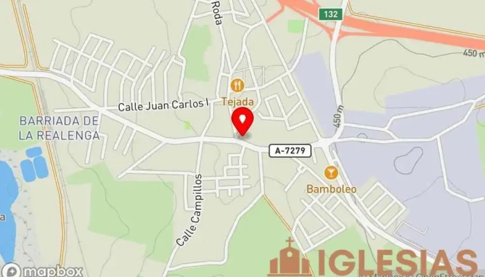 mapa de Iglesia Evangélica Casa El Encuentro Lugar de culto en Fuente de Piedra
