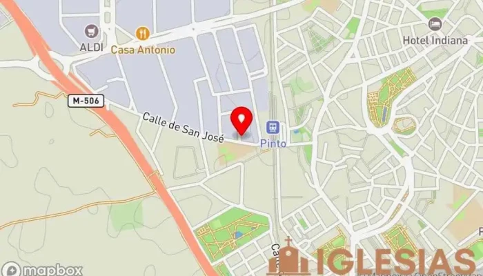 mapa de Iglesia Evangélica Cielos Abiertos Iglesia evangélica en Pinto