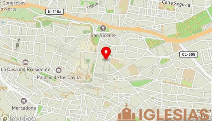 mapa de Iglesia Evangélica 