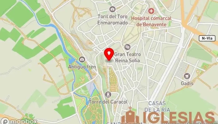 mapa de Iglesia Evangélica Pentecostal Crece Iglesia evangélica en Benavente