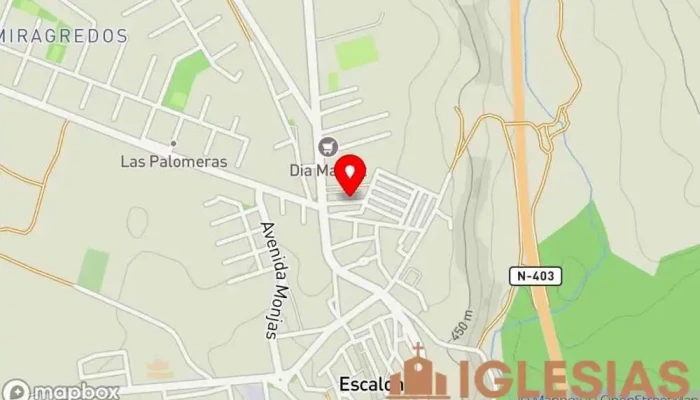 mapa de Iglesia Luterana de la Buena Fe Iglesia luterana en Escalona