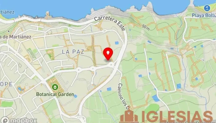 mapa de Iglesia Ntra. Señora de la Paz Iglesia en Puerto de la Cruz