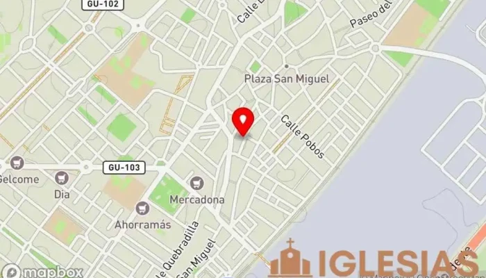 mapa de Iglesia Ortodoxa Rumana 