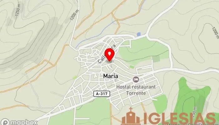 mapa de Iglesia Parroquial de Ntra. Sra. de la Encarnación Parroquia en María
