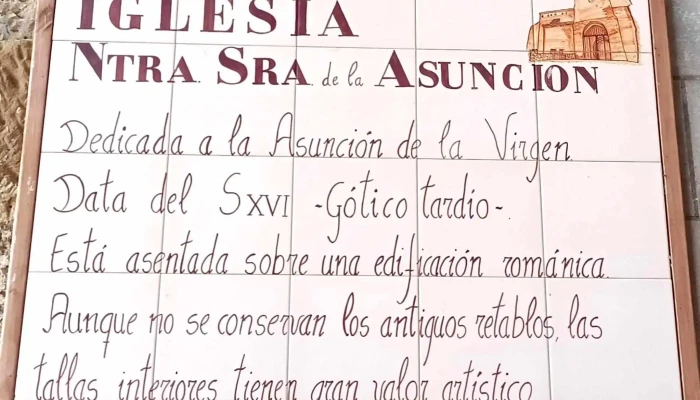 Iglesia Parroquial De Nuestra Senora De La Asuncion Ubicacion - Sena