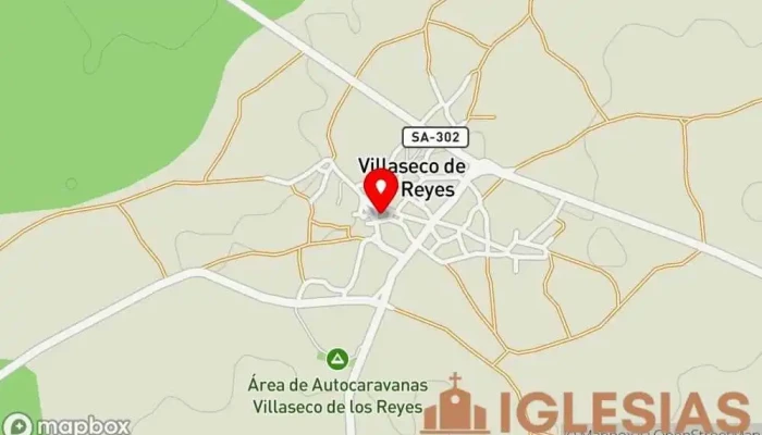 mapa de Iglesia Parroquial de Nuestra Señora de la Concepción Iglesia católica en Villaseco de los Reyes
