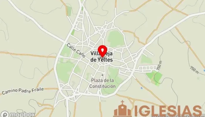 mapa de Iglesia Parroquial de San Pedro Ad Vincula Iglesia católica en Villavieja de Yeltes
