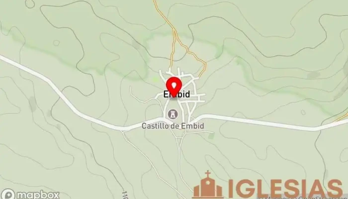mapa de Iglesia parroquial de Santa Catalina Iglesia católica en Embid