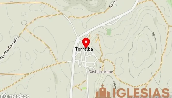 mapa de Iglesia parroquial de Santo Domingo de Silos Iglesia en Torralba