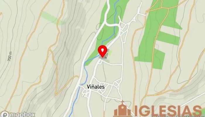 mapa de Iglesia Parroquial de Viñales Parroquia en Noceda