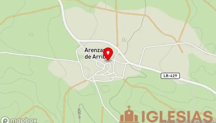 mapa de Iglesia Parroquial La Asunción Parroquia en Arenzana de Arriba