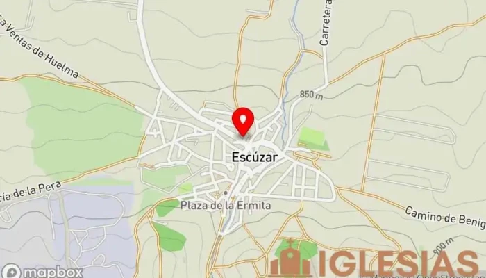 mapa de Iglesia Parroquial Iglesia en Escúzar
