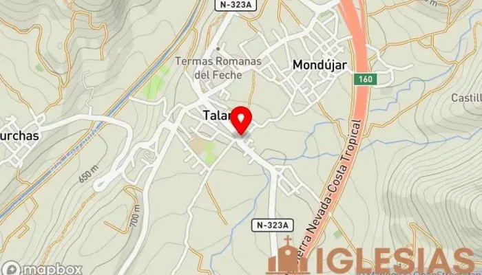 mapa de Iglesia Purísima Concepción Talará Iglesia en Lecrín